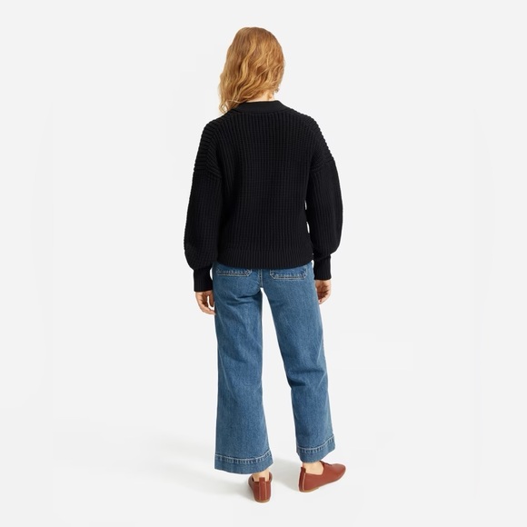 Everlane The Texture Cotton Crop Cardigan size XS - Picture 7 of 7
